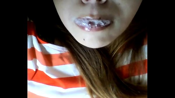 Mouthful of spit bubbles